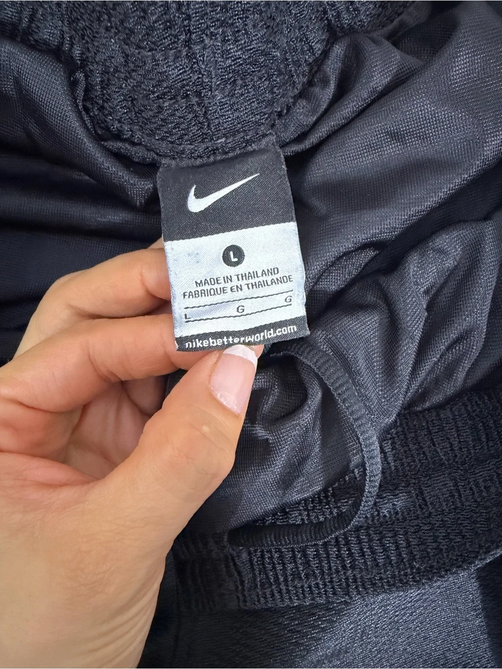 Nike Men’s Basketball Shorts Size L Black Mesh Athletic Training 8” Inseam